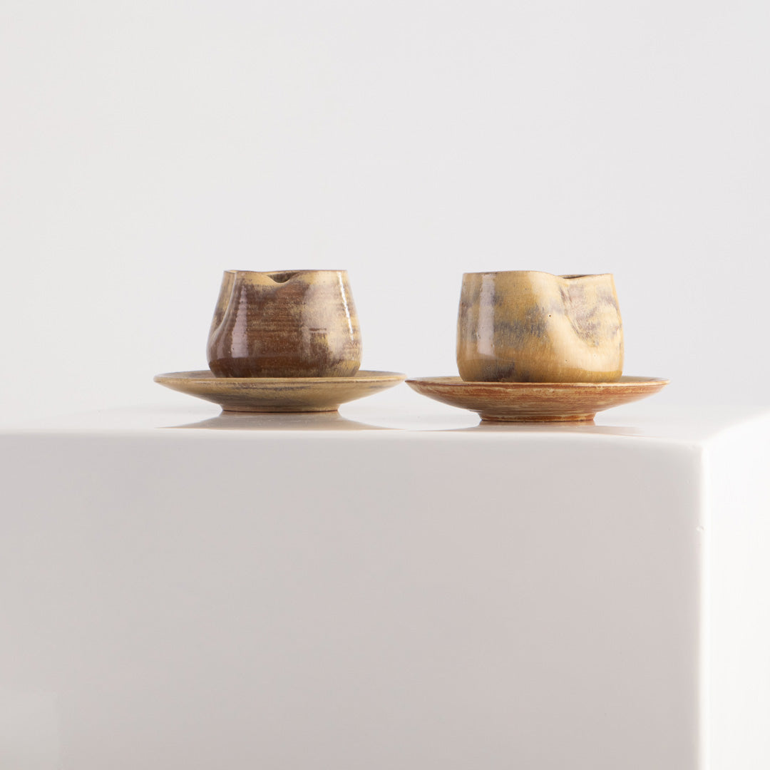 wonky cup set of two